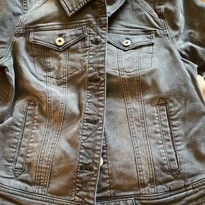 Anthropologie Pilcro New jean jacket medium black/grey